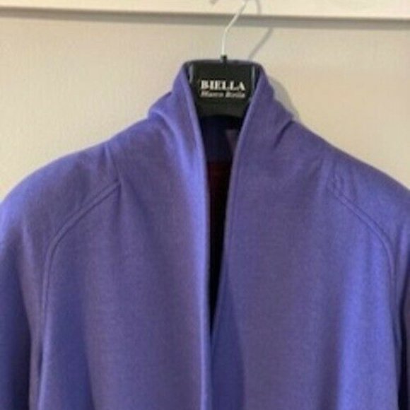 Lavender Wool/Cashmere blend coat - Picture 3 of 4